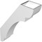 Ekena Millwork 5 1/2-in. W x 18-in. D x 26-in. H Olympic Architectural Grade PVC Knee Brace BRCP055X18X26OLY - alternate 4